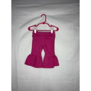 baby girl 3-6 months hot pink wrangler flare pants nwt